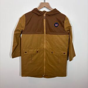 The Sunday Collective 2-in-1 Vest Coat Kids Size 8 Dijon NEW Unisex